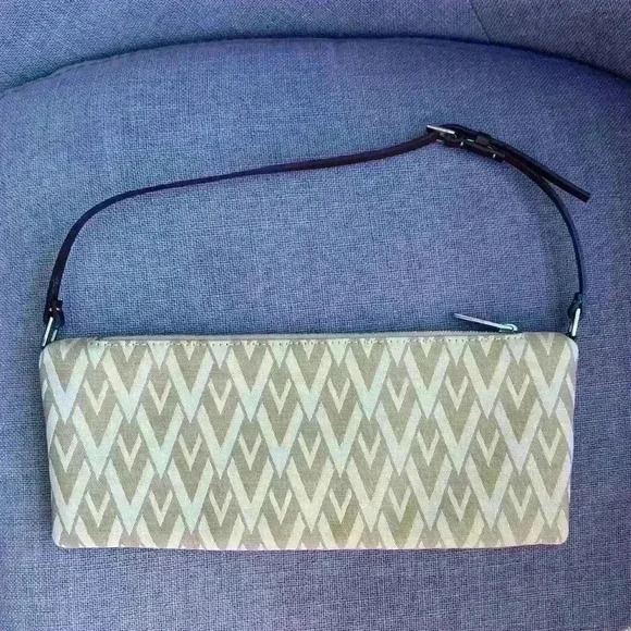 Valentino Garavani Shoulder Bag V- Fabric Riedition From SS ‘68 Collection - Picture 3 of 9